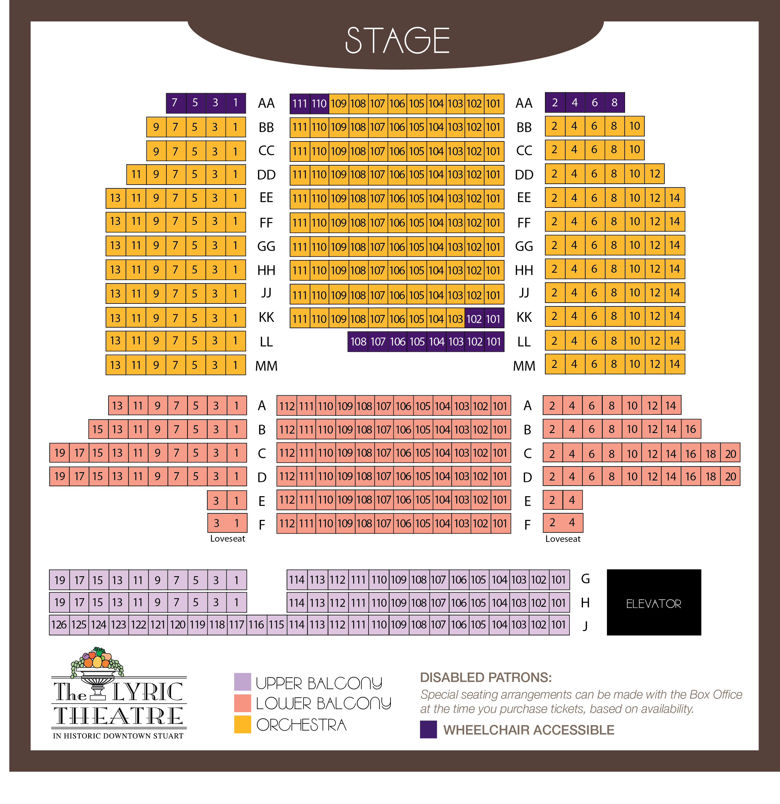 Lyric Theatre Seating Map Brisbane Lyric Theatre Seating Map Brisbane